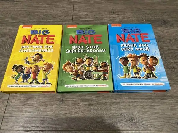 BIG NATE 3 Hardcover GRAPHIC NOVELS / BOOKS By LINCOLN PEIRCE Like New