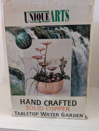 Unique Arts Solid Copper Table Top Water Fountain