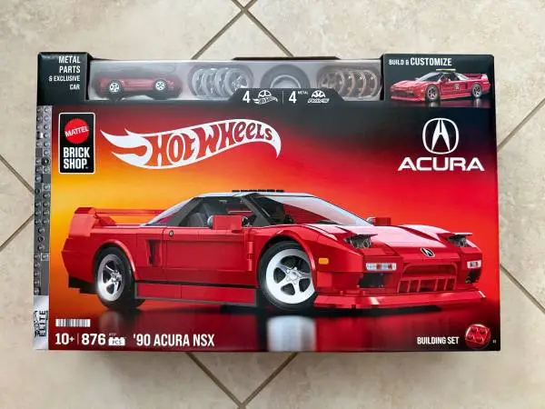 Hot Wheels Acura NSX Mattel Brick Shop JDM NA1 with Volk TE37