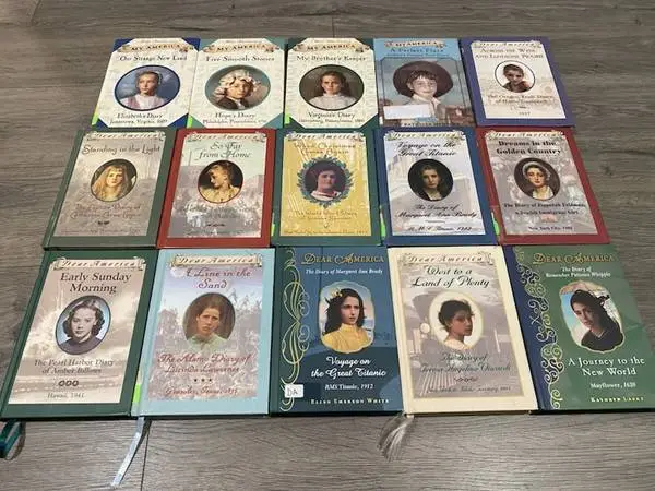 DEAR AMERICA Historical Fiction Books 15 HARDCOVER BOOKS