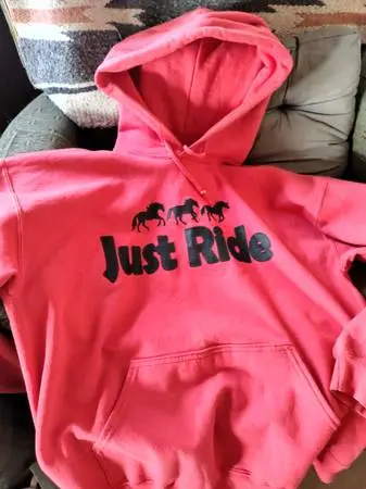 Nice Gildan hoodie, size Lg , gently-used !