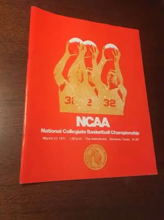 1971 ncaa champ. program