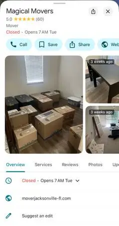Magical movers