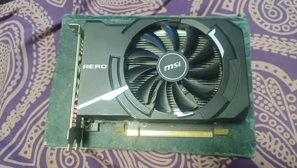 MSI AMD RX 550 AERO 4GB OC GPU