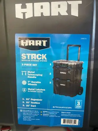 HART Stack Modular Storage system 3 Piece Set