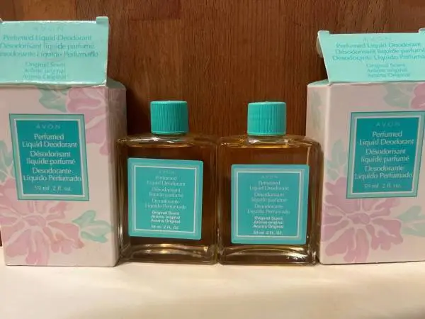Avon Perfumed Liquid Deodorant 2 Bottles NOS