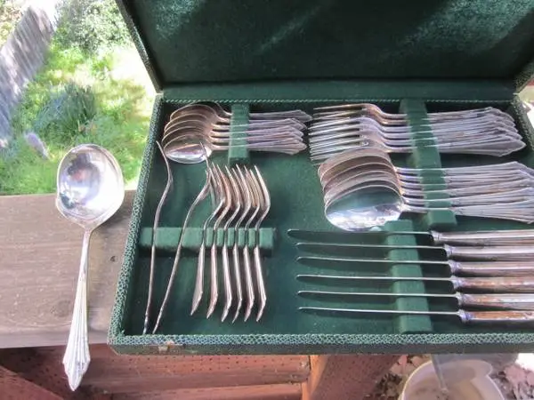 Beautiful Vintage German Silverware set