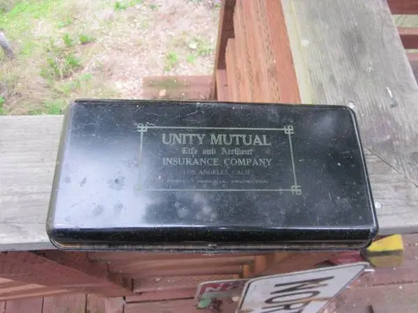 Vintage Insurance Company Metal Case