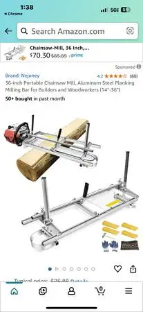 Alaskan chain saw guy wanted to cut log