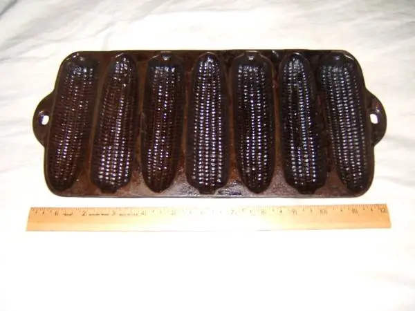 Wagner Ware Sidney o Krusty Korn Kobs 13”x6” Junior 1319 D Pat’d July