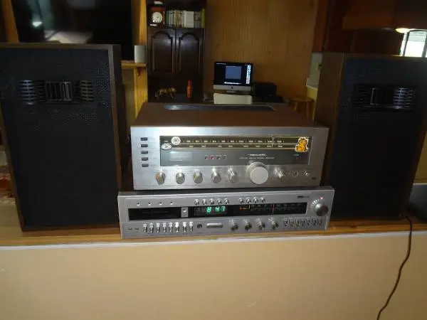 VTG Realistic Stereo Receiver & Montgomery Ward Airline Stereo AM