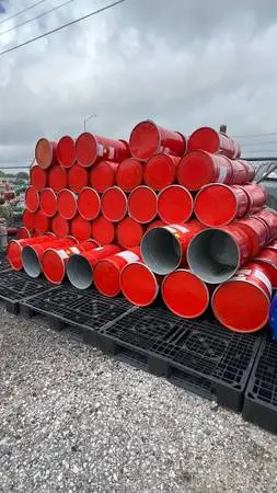 30 gallon metal barrels