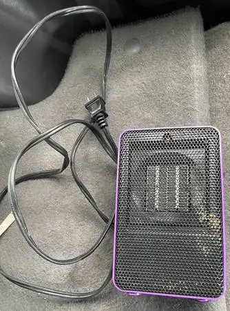 Purple Electric Heater
