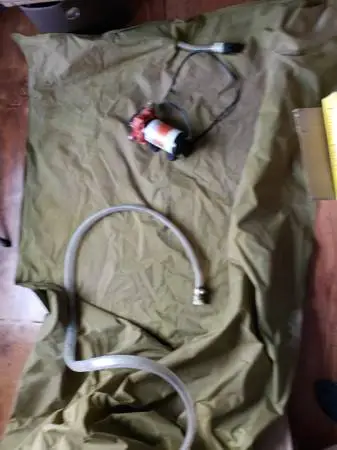 Professional Grade Pump and water bag.
