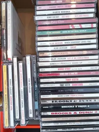 180 CDs older stuff some country
