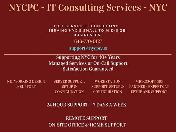 Computer Consultants – Supporting NYC Businesses