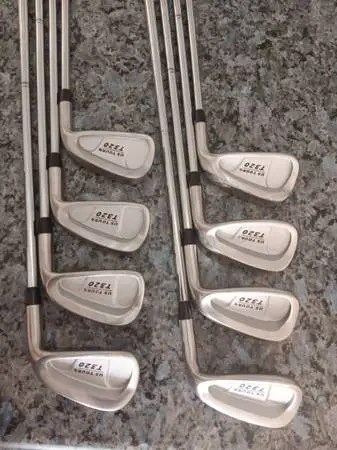 U.S. Tour T320 Irons 3-PW R-Flex Steel shafts LN Grips EXCELLENT ++