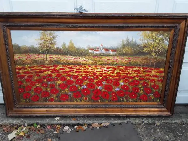 Large painting witth quality frame