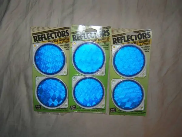 Hy-Ko Bracketed Nail-On Reflector NAIL ON Blue REFLECTORS