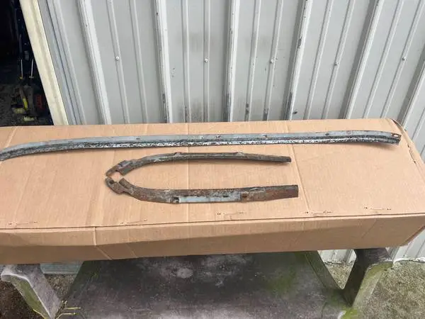 68-72 Chevelle headliner rear tack strip upper and lh/rh sides origina
