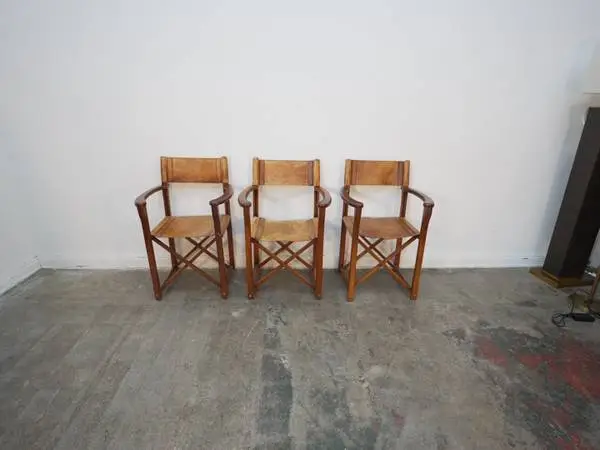 Wood & Leather Palecek Campaign Chair (We Have 3) $249.00 24” W x 20”