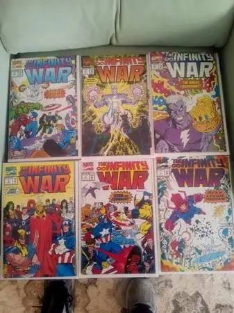 Marvel The Infinity War Comic Books, 1-6 Entire Series
