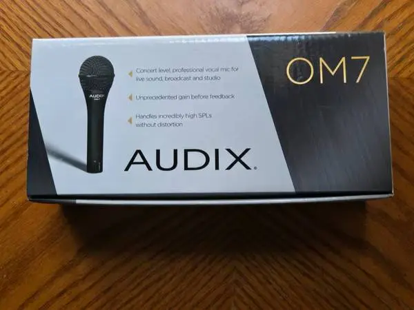 Audix OM7 microphone new in box