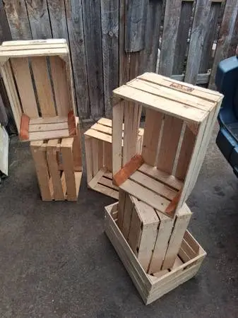 Wooden fruit crate