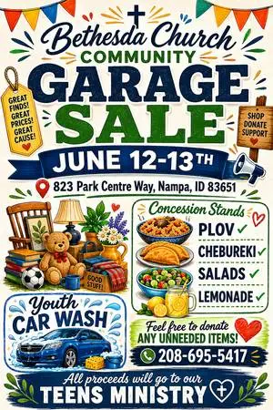 Bethesda Church Community Garage Sale