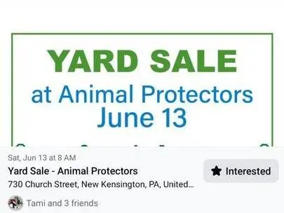 Yard sale animal protectors new ken