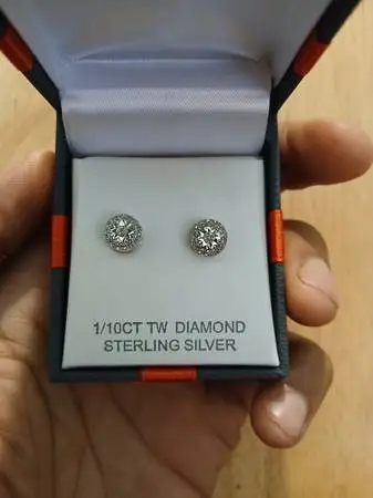New in box sterling silver necklaces, rings, & earrings