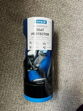 Waterproof Seat Protector Blue Dri-Lock Technology NEW