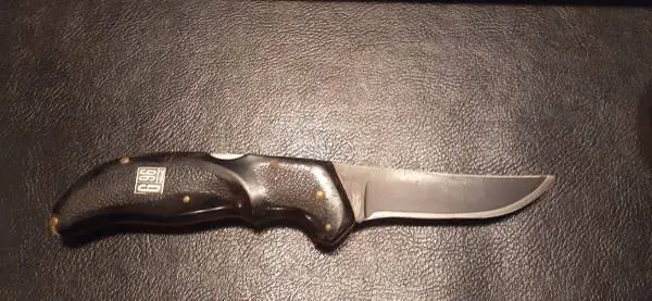 G96 Brand folding knife with sheath