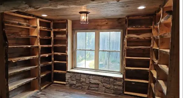 Live edge white pine boards