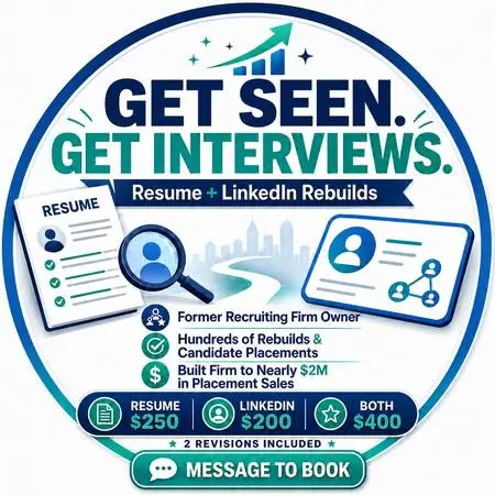 Resume & LinkedIn Profile Rebuilds That Actually Help You Get Seen