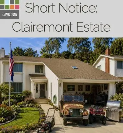 Short Notice - Clairemont Estate Classic Finds - Bulk Sale