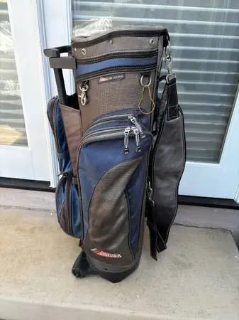 DATREK 14-WAY+1  TRANSIT TRAVEL CART GOLF BAG WITH ROLLERS/PULL HANDLE
