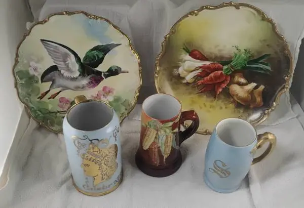 Antique Limoges Hand Painted China LOOK