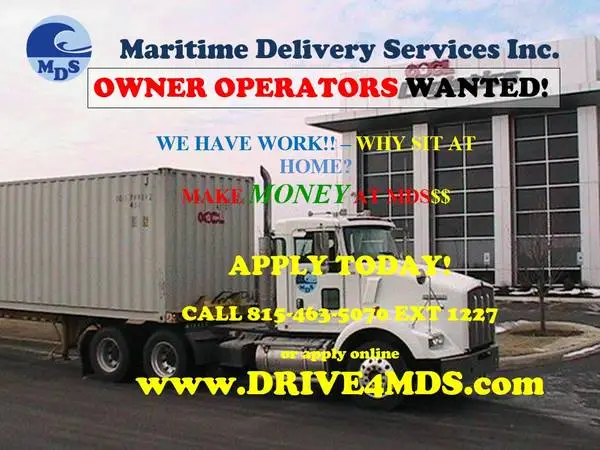 Owner Operator CDL Driver