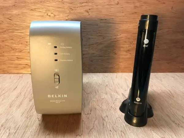 Motorola DSL Wireless Modem Router (NVG510) and Belkin Battery Backup
