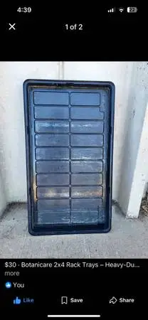 Botanicare 2x4 Rack Trays - Professional Grade