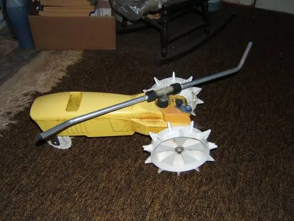 Nelson Rain Train Tractor Water Lawn Traveling Sprinkler Heavy Duty