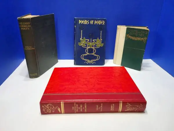 Antique / Vintage Poetry Books Lot
