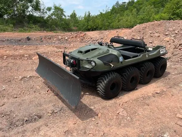 2012 Agro 8x8 UTV with less than 100 hour Plow Winch Title
