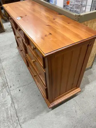 Solid wood dresser