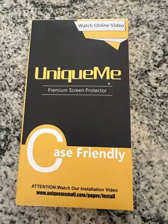UniqueMe Premium Screen Protector iphone 12 3Pack