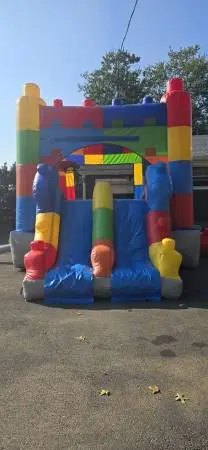 DRY/WATER RENT INFLATABLE LEGO BOUNCE HOUSE - ALL DAY