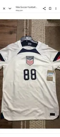 USA soccer New jersey