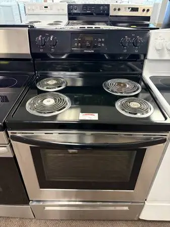 GAJC FRIGIDAIRE 30 COIL TOP RANGE 90 DAY WARRANTY