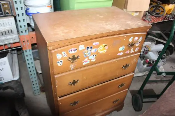 kids dresser and sewing machine desk
